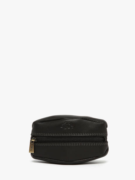 Portemonnee Leder Katana Zwart marina 753095